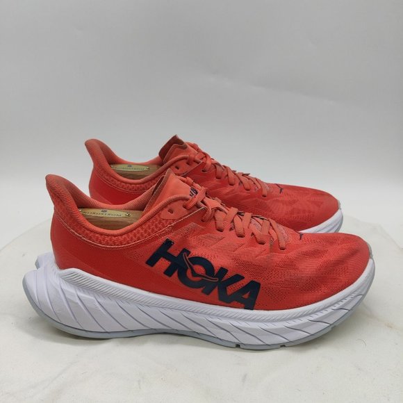 Hoka One One Shoes - Hoka One One Carbon X 2- Womens- Size 9B- Red- [1113527 HCBI]- Running Shoes